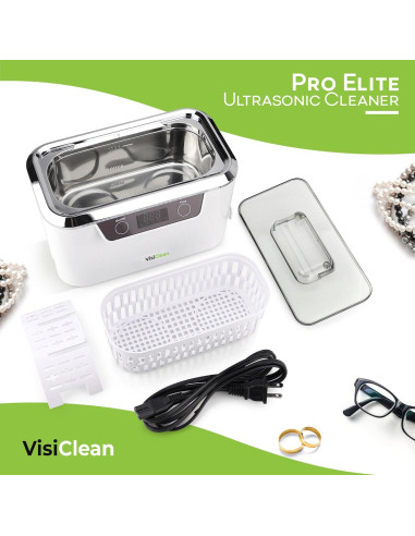 Limpiador Ultrasónico VisiClean 800ml para Joyería y Más