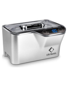 Limpiador Ultrasónico LifeBasis 600ml con Pantalla Digital