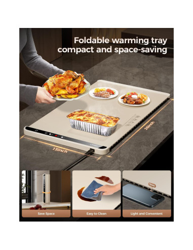 Alfombrilla Calentadora LNNIW 66x38 cm con Temporizador