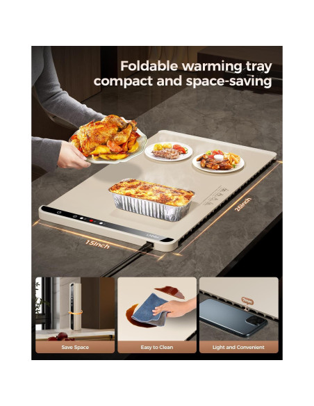 Alfombrilla Calentadora LNNIW 66x38 cm con Temporizador