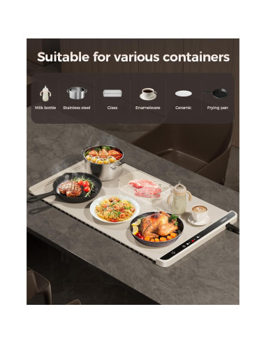 Alfombrilla Calentadora LNNIW 66x38 cm con Temporizador