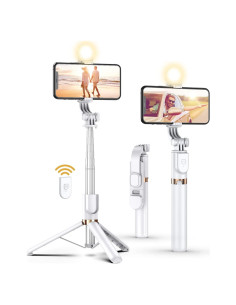 Trípode para Selfie Yeaki KH5S con Luz LED y Control Remoto