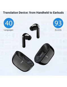 Auriculares Traductores Timekettle M3 40 Idiomas Negro 2