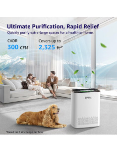 Purificador de Aire KNKA APH3000 HEPA 216.1 m Turbo Silencioso 2