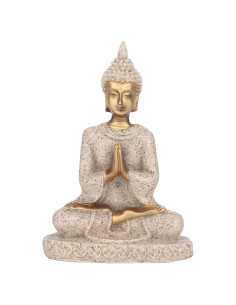 Estatua de Buda Pequeña de Arenisca 8cm para Jardín