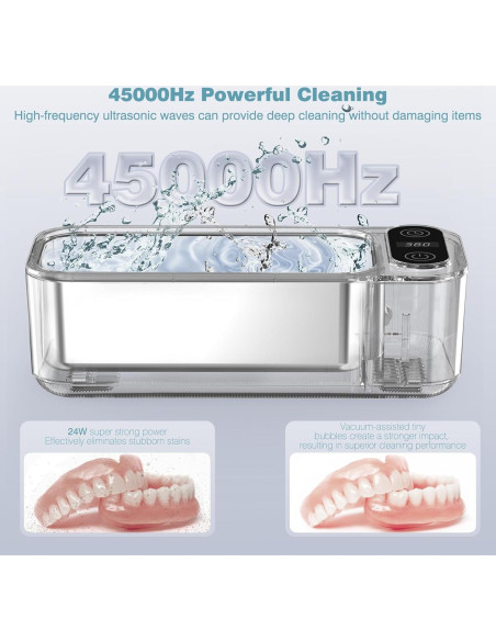 Limpiador Ultrasónico SWAREY 680ML para Joyería y Gafas