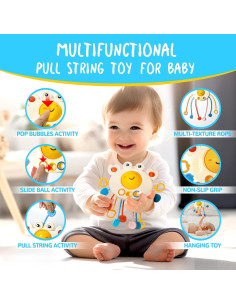 Juguetes Montessori para Bebés Smallzi 6 en 1 Desarrollo 0-4 Años 2