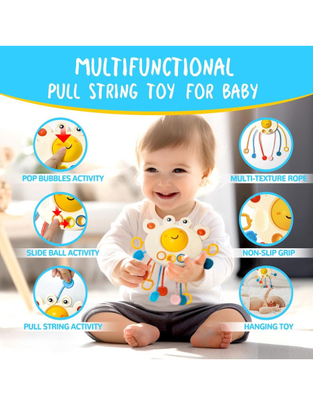 Juguetes Montessori para Bebés Smallzi 6 en 1 Desarrollo 0-4 Años