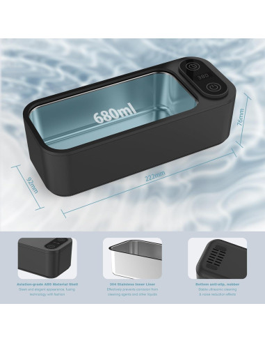 Limpiador Ultrasónico SWAREY 680ML para Joyería y Gafas