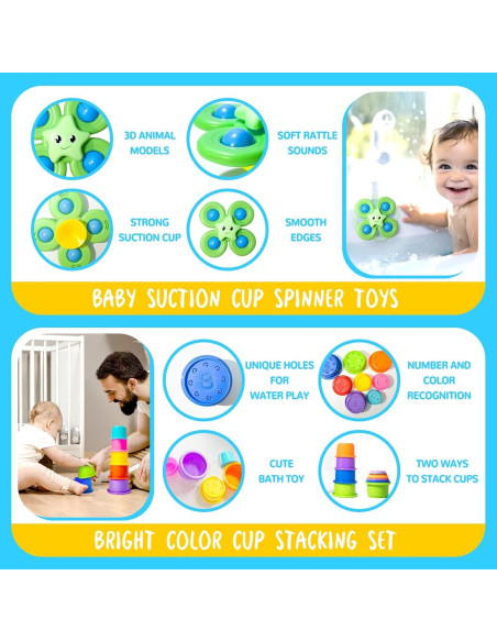 Juguetes Montessori para Bebés Smallzi 6 en 1 Desarrollo 0-4 Años