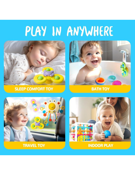 Juguetes Montessori para Bebés Smallzi 6 en 1 Desarrollo 0-4 Años