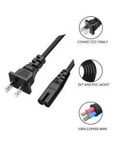 Cable de Alimentación lbt para Altavoces Marshall 1,52 m 2