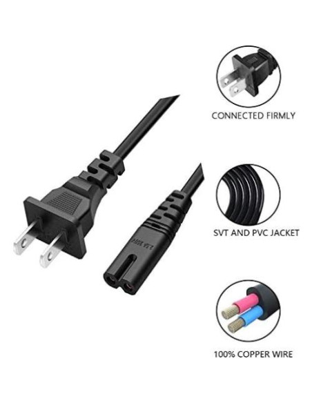 Cable de Alimentación lbt para Altavoces Marshall 1,52 m