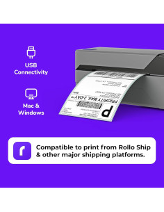 Impresora de Etiquetas Térmicas Rollo X1038 USB 10x15 cm 2