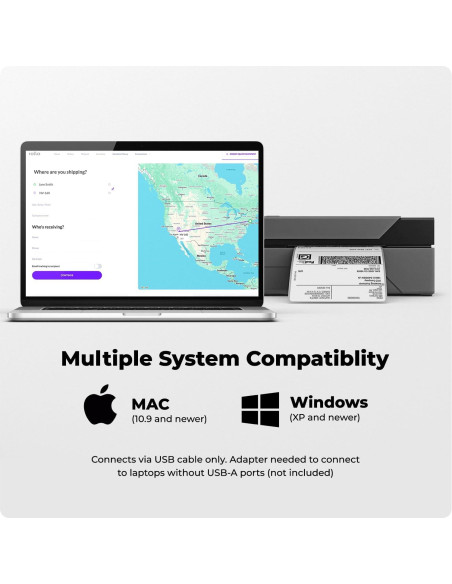 Impresora de Etiquetas Térmicas Rollo X1038 USB 10x15 cm