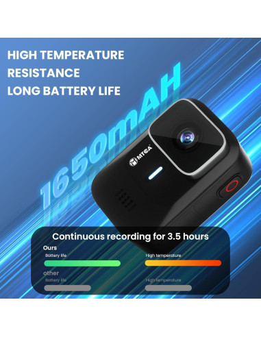 Cámara de acción Asika S2 4K Ultra HD a prueba de agua