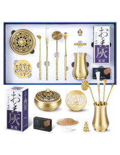 Kit de quemador de incienso RE RELIURE con polvo de sándalo