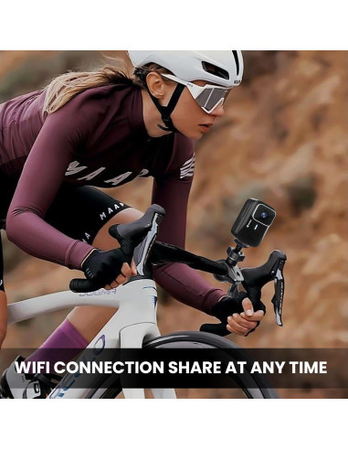 Cámara de acción Asika S2 4K Ultra HD a prueba de agua