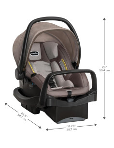 Sistema de Viaje Modular Evenflo Pivot con Asiento LiteMax 2
