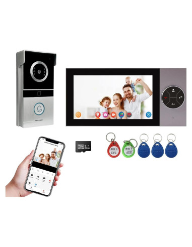 Videoportero Xavhal 1080P con Monitor 7" y WiFi