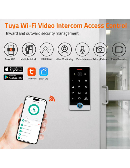 Videoportero WiFi Inteligente AMOCAM VF3CAM-TWF 1080P