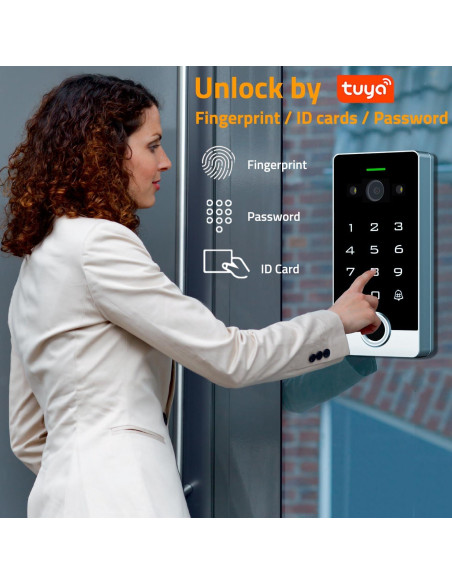 Videoportero WiFi Inteligente AMOCAM VF3CAM-TWF 1080P