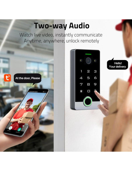 Videoportero WiFi Inteligente AMOCAM VF3CAM-TWF 1080P