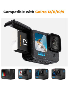 Baterías K&F Concept Hero 12 Enduro 1730mAh 3-Pack Cargador 2