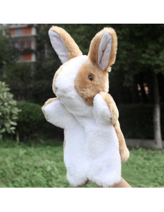 Títere de Mano RIY Conejo - Peluche Educativo 20 cm 2