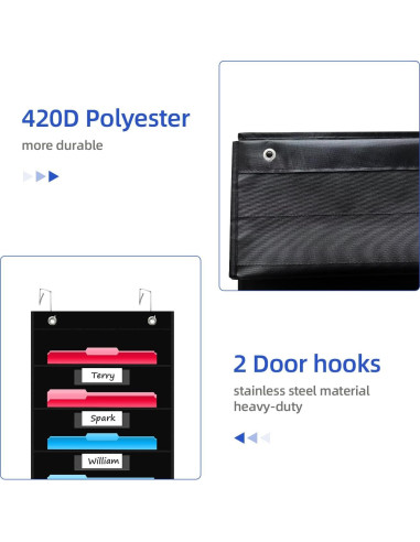 Organizador de Pared REGELETO 12 Bolsillos Oxford 127x35.6cm