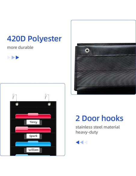 Organizador de Pared REGELETO 12 Bolsillos Oxford 127x35.6cm Organizador de Pared REGELETO 12 Bolsillos Oxford 127x35.6cm