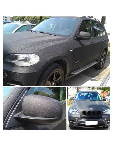 Vinilo Adhesivo Mate LZLRUN 30.48x152.4cm Negro Decorativo