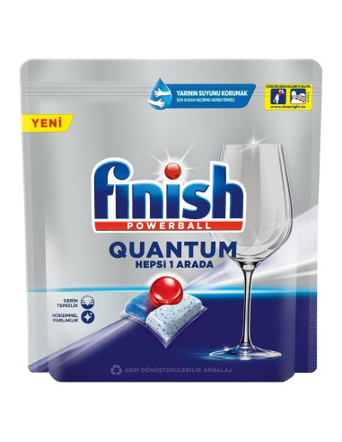 Finish Quantum Max 64 Tabletas Detergente Lavavajillas