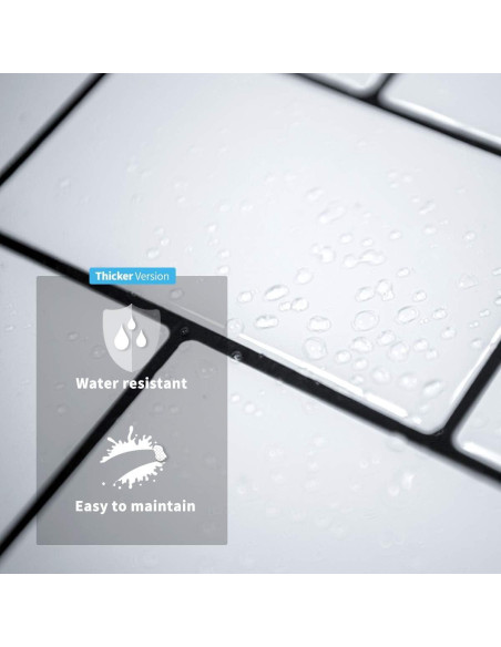 Azulejo Autoadhesivo Art3d Blanco Subway 10 Piezas 30.48cm