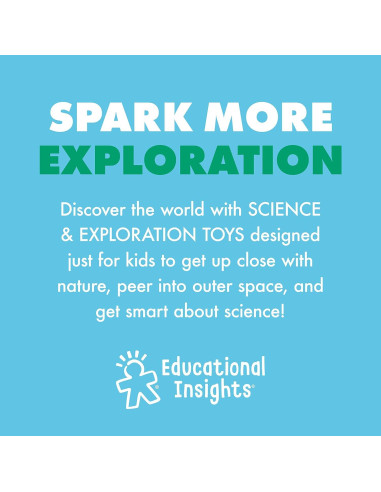 Binoculares Kidnoculars GeoSafari Jr. Rosa para Niños 2x