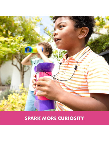 Binoculares Kidnoculars GeoSafari Jr. Rosa para Niños 2x