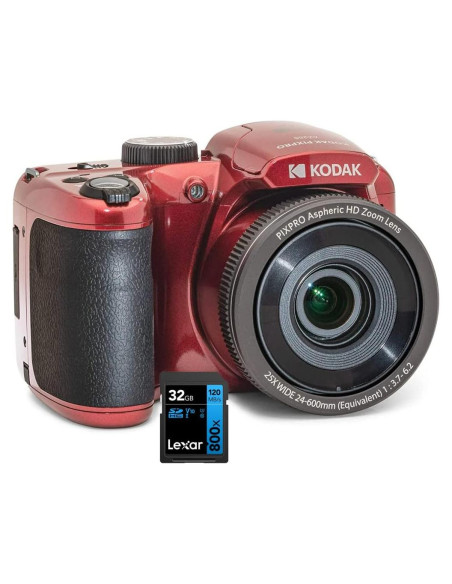 Cámara Digital Kodak PIXPRO AZ255-RD 16MP 25X Zoom Óptico Rojo Cámara Digital Kodak PIXPRO AZ255-RD 16MP 25X Zoom Óptico Rojo