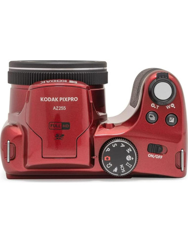 Cámara Digital Kodak PIXPRO AZ255-RD 16MP 25X Zoom Óptico Rojo