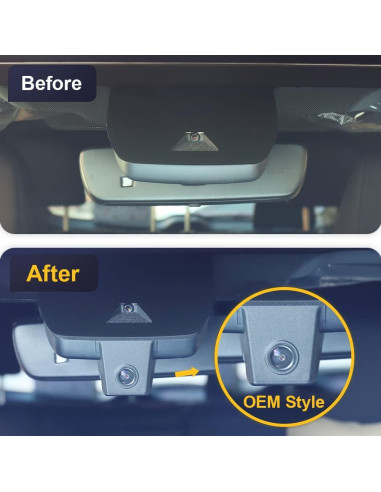 Cámara Dash Fitcamx 4K Delantera + 1080P Trasera para RAV4 2022-2025