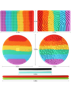 Paquete de 2 Juguetes Sensoriales Fpxnb para Alivio del Estrés 2