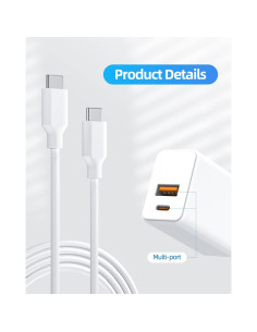 Cable de Alimentación 27W USB-C Nicpower para eero y más 2
