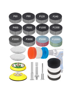 Kit de Discos de Lijado 2" Pomsare 193 Piezas para Restauración