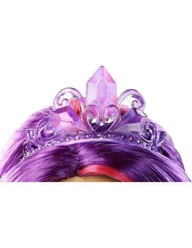 Muñeca Sirena Barbie con Tiara Morada - 32.39 cm