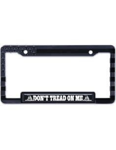 Marco de Placa de Licencia 3D Bandera Americana Genérico 2