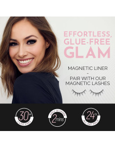 Eyeliner Magnético Negro Luxillia - 2 Tubos Impermeables 2