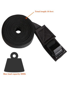 Correas de Amarre MOOCY 2.54cm x 3.05m Ajustables para Carga 2