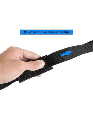 Correas de Amarre MOOCY 2.54cm x 3.05m Ajustables para Carga