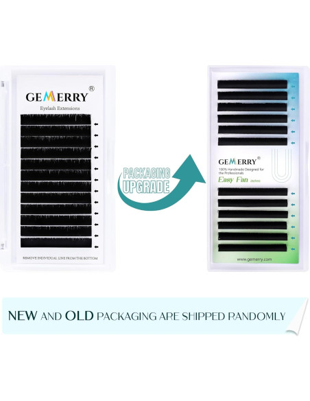 Extensiones de Pestañas GEMERRY 0.07mm D Curl 8-14mm Extensiones de Pestañas GEMERRY 0.07mm D Curl 8-14mm