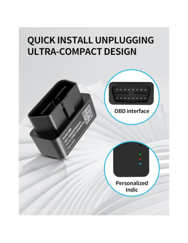 Rastreador GPS 4G LNCOON VL505 para Vehículos OBD-II