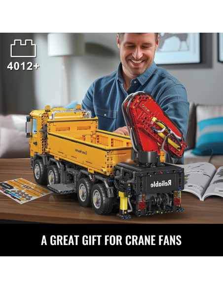 Grúa Móvil de Construcción Mould King 17050 4012 Piezas RC